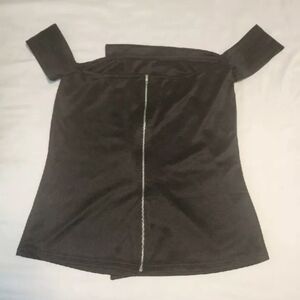 Eien Woman Black  Stretch ,Top Blouse Plus Size 1XL